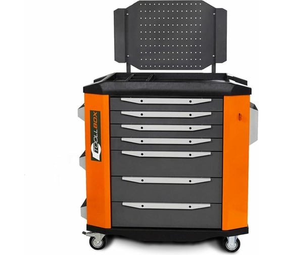 Инструментальная тележка Toollbox с экраном серии premium ТВР-7 RAL 2008