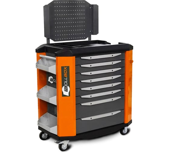 Инструментальная тележка Toollbox с экраном серии premium ТВР-8 RAL 2008