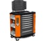 Инструментальная тележка Toollbox с экраном серии premium ТВР-8 RAL 2008 3