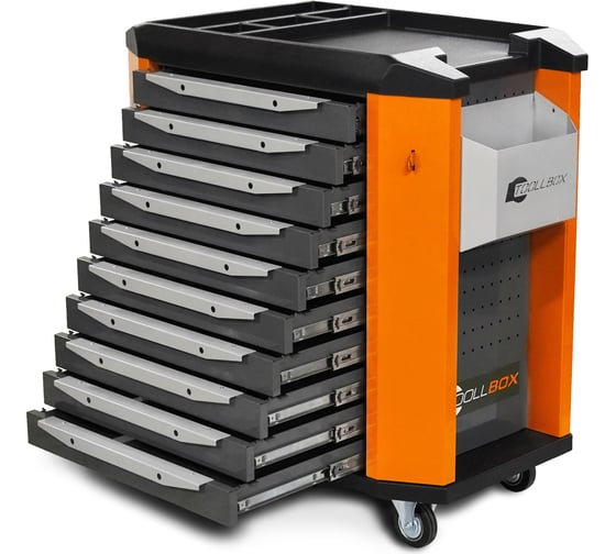Инструментальная тележка Toollbox с экраном серии premium ТВР-10 RAL 2008