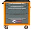 Инструментальная тележка Toollbox с центральным замком серии standart TBS-5 RAL 2008 1