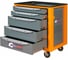 Инструментальная тележка Toollbox с центральным замком серии standart TBS-5 RAL 2008 3