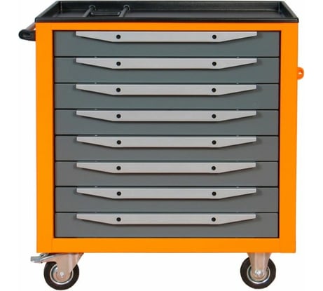 Инструментальная тележка Toollbox с центральным замком серии standart TBS-8 RAL 2008