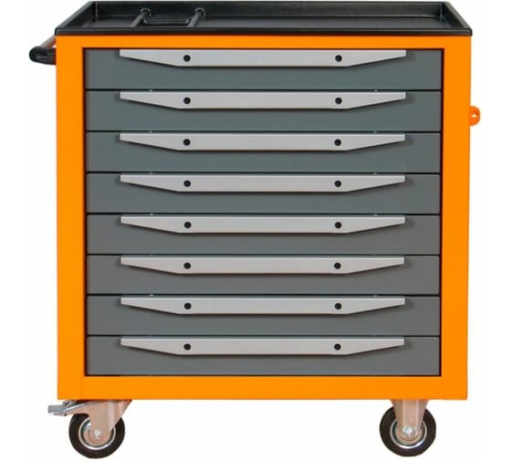 Инструментальная тележка Toollbox с центральным замком серии standart TBS-8 RAL 2008 1