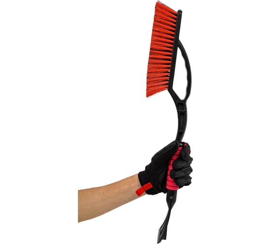 Щетка для снега LIMROY OSLO hotgrip со скребком, теплая ручка, 57 см LR-11006