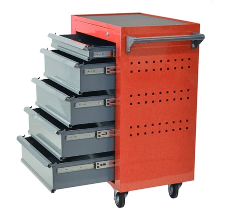 Тележка для инструментов Zatesov 5 ящиков VT-05-RED
