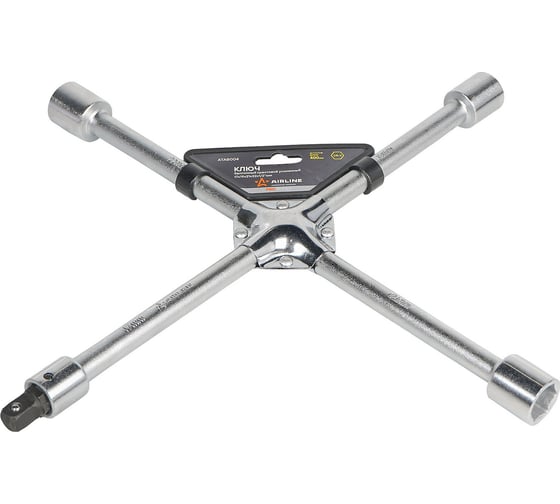 Баллонный крестовой усиленный ключ Airline PRO 17x19x21x22x1/2", 400 мм ATAB004