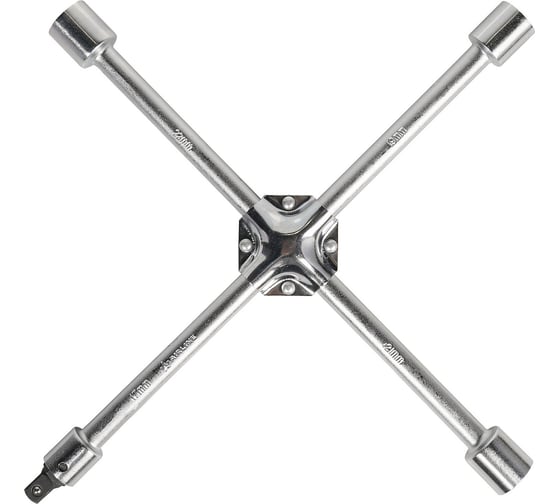 Баллонный крестовой усиленный ключ Airline PRO 17x19x21x22x1/2", 400 мм ATAB004