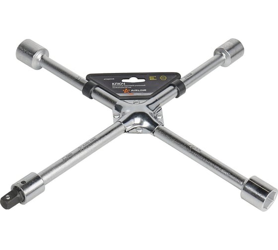 Баллонный крестовой усиленный ключ Airline PRO 17x19x21x23x1/2", 400 мм ATAB005