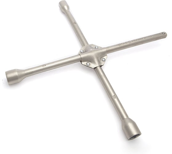 Баллонный ключ Дело Техники крестовой усиленный 17×19×21мм×1/2" 531221 1