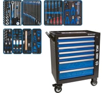 Набор инструментов KING TONY "GLORY" в чёрной тележке, 152 предмета 9G35-152MRV