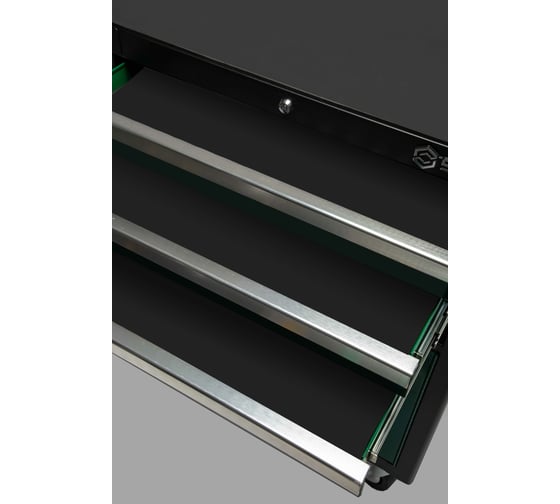 Инструментальная тележка Sata 692x488x840 мм, 4 выдвижных лотка, 1 ящик, отдельно доп. перфорир. панель для инструментов 95125