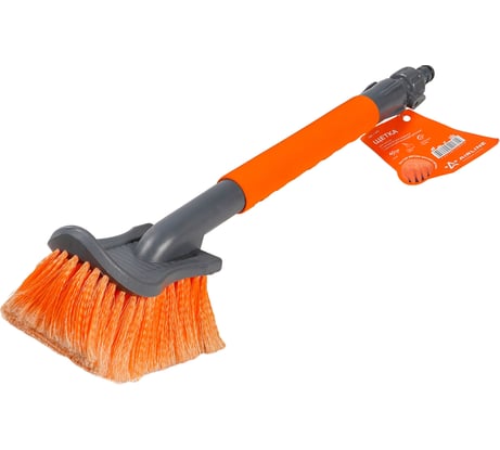 Щетка для мытья Airline AB-I-05 с насадкой для шланга, с мягкой распушенной щетиной 40 см