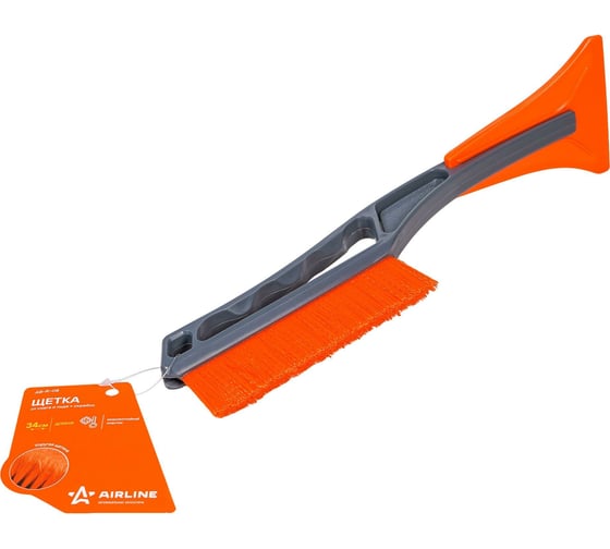 Щетка от снега и льда + скребок  (34 см) Airline AB-R-08