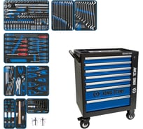 Набор инструментов в чёрной тележке KING TONY DRIVE 251 предмет 9G35-251MRV