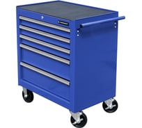 Инструментальная тележка на колесах, 5 ящиков, синяя Станкоимпорт BTD-271051CIS blu