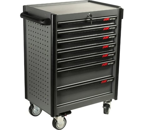 Тележка инструментальная JTC 3 секции в комплекте с набором инструментов 225 предметов, 5021+225 754558