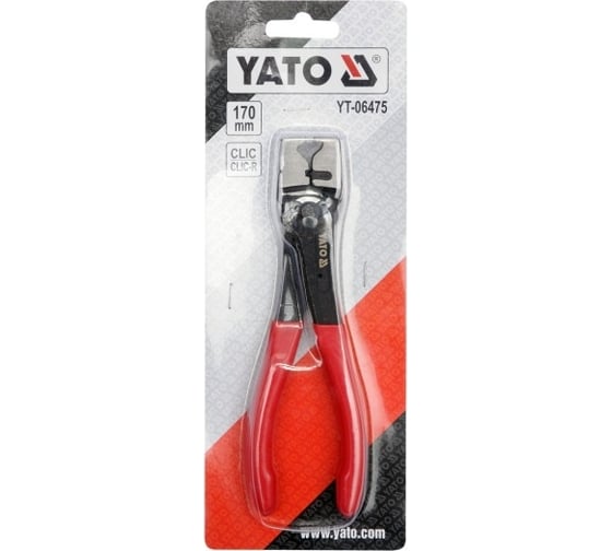 Пассатижи для зажима шлангов YATO CLIC-R 170 мм YT-06475