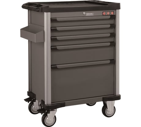 Инструментальная тумба 7 секций, 361пр, черная FORCE 10217-361