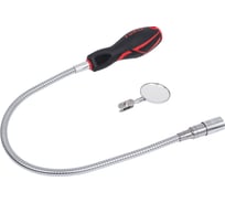 Зеркало на гибком удлинителе с магнитом и лампой FORCE 617L