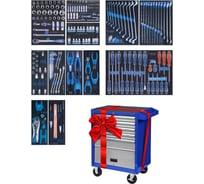 Набор инструментов в красной тележке KING TONY 235 предметов 934-235MMR