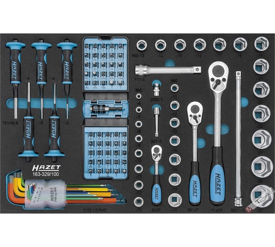 Инструментальная тележка HAZET Assistent 178 N-7 и 145 инструментов 179-7/145