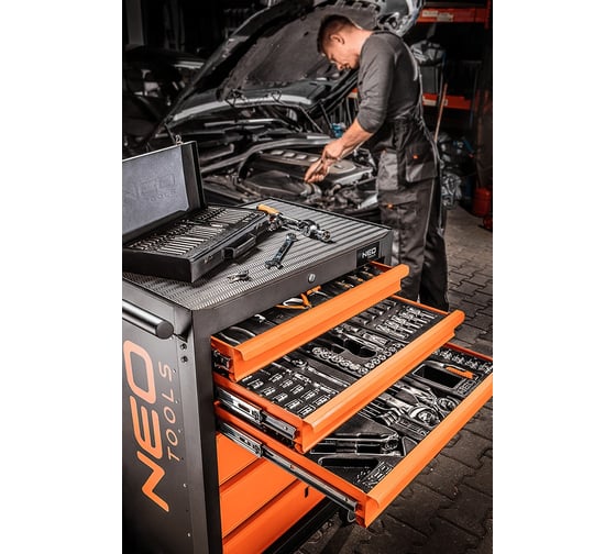 Тележка для инструмента NEO Tools 7 выдвижных ящиков 84-222