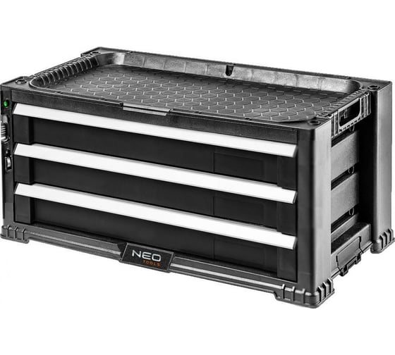 Ящик для инструмента, 3 выдвижных ящика NEO Tools 84-227