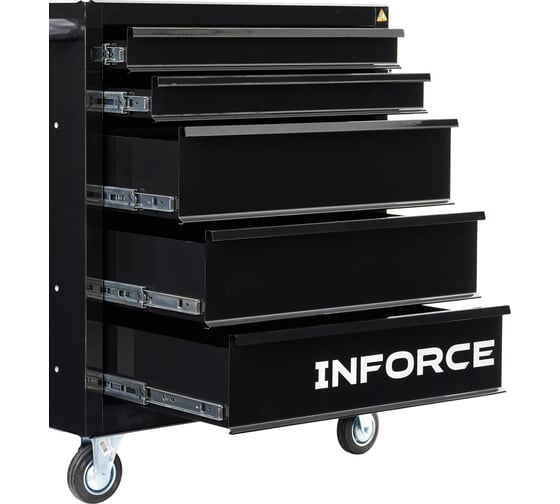 Инструментальная тележка Inforce 5 ящиков, габариты без упаковки 745х465х825мм 06-01-14