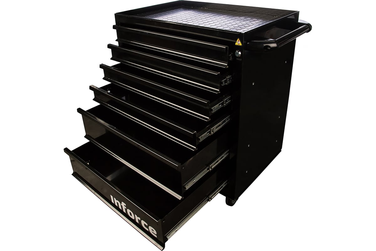 Инструментальная тележка, 6 ящиков, габариты без упаковки 745х465х825мм ...