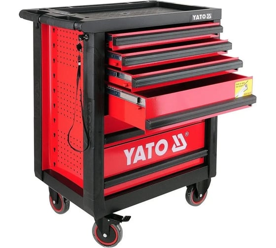 Инструментальная тележка YATO с 6 ящиками YT-0902 1