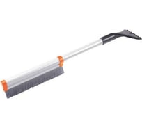 Щетка-сметка для снега со скребком, телескопическая 41-60 см STELS 55311