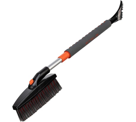 Щетка-сметка для снега со скребком телескопическая STELS 55313