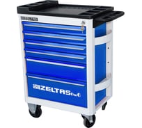 Инструментальная тележка IZELTAS PRO синяя без инструментов, 6 ящиков 8241322006