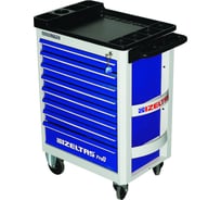 Инструментальная тележка IZELTAS PRO синяя без инструментов, 8 ящиков 8241322008