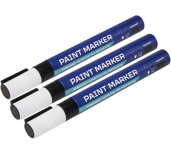 Маркер-краска Оберон черный SA101 упак. 3шт SA1012.3 1