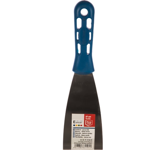 Шпатель, нержавеющая сталь, пластиковая ручка 60мм COLOR EXPERT 91130602 1