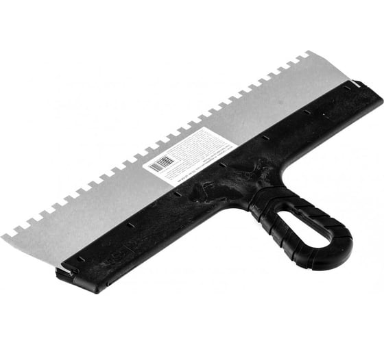 Шпатель из нержавеющей стали SPARTA 350 мм, зуб 6х6 мм 85141