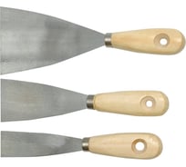 Набор шпателей TOYA с деревянной ручкой, 3 шт. 6130