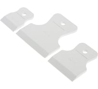 Набор шпателей ТУНДРА 3 шт., 40-60-80 мм, резина 1804390