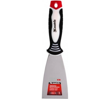 Шпательная лопатка из нержавеющей стали, 60 мм, 3-компонентная ручка MATRIX 85533