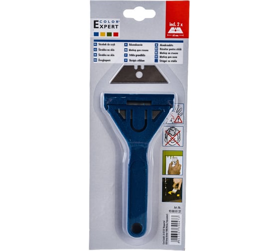 Пластиковый скребок для стекла 60мм COLOR EXPERT 93800127