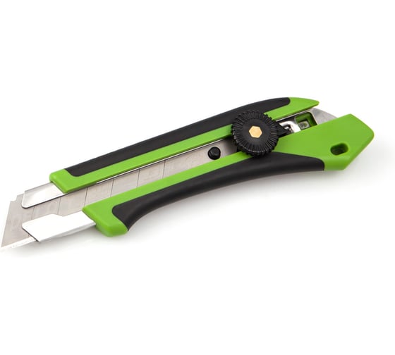 Нож со сменным лезвием, двухкомпонентный корпус, 25 мм Дело техники 261322 1