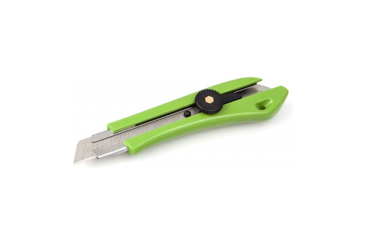 Нож со сменным лезвием с фиксацией, пластиковый корпус, 18 мм Дело ...