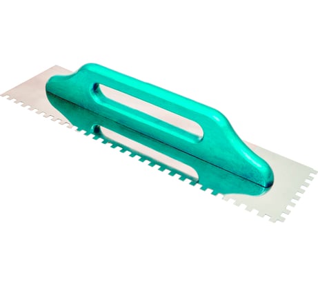 Зубчатая кельма деревянная ручка, нержавеющая сталь зуб 8x8 мм 480x130 COLOR EXPERT 94070812