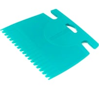 Зубчатый шпатель 5мм строительный клей 210х140 COLOR EXPERT 94000702