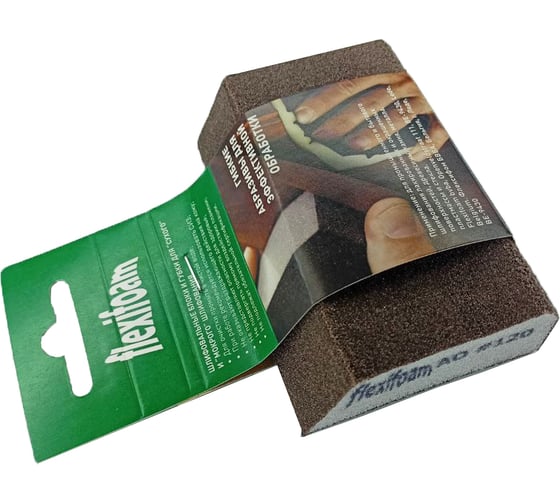 Шлиф блок Flexifoam Block P60 A1/2R 98x69x26 мм 69528