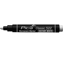 Маркер PICA перманентный белый classic instant white 522/52