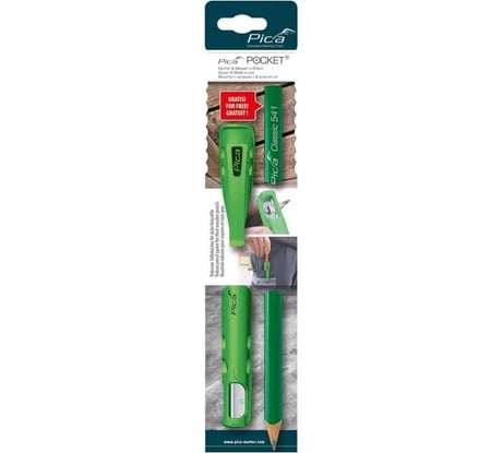 Набор PICA pocket (держатель-точилка pocket и карандаш classic 541 (24 см) в блистере) 505/02