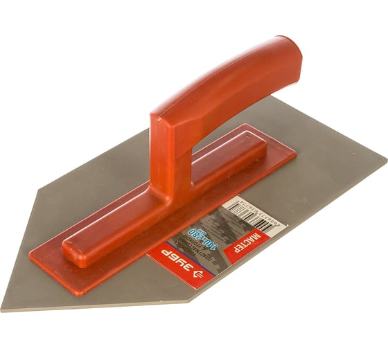 Пластмассовая гладилка с уголком Зубр 130x280мм 08145 1